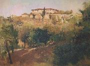 Frank Duveneck Villa Castellani, Bellosguardo USA oil painting artist